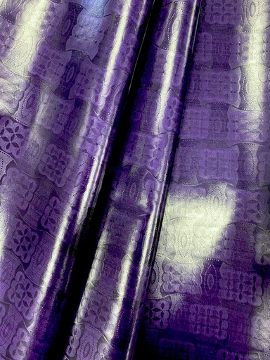 [1985-S424-20965-1] Bazin uni Color 424-violet foncé | D