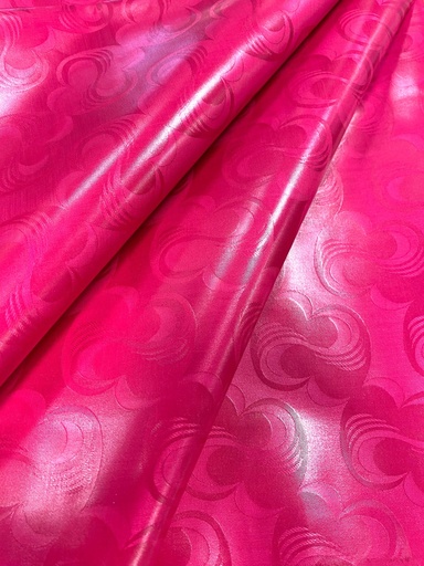[1776-S308-20048-4] Bazin uni Color 308-hot pink | HF - 4 m