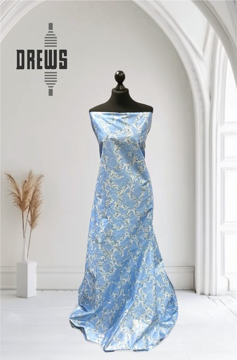 [1864-5886-013-3] Bazin Print 5886-013 | 3 m