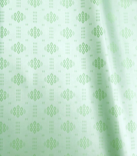 [2117-06R-21675-3] Bazin Buntgewebt grün | 3 m