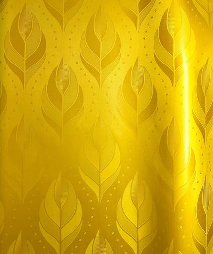 [2211-S114-15LD-4] Bazin uni Color 114-goldgelb | 4 m