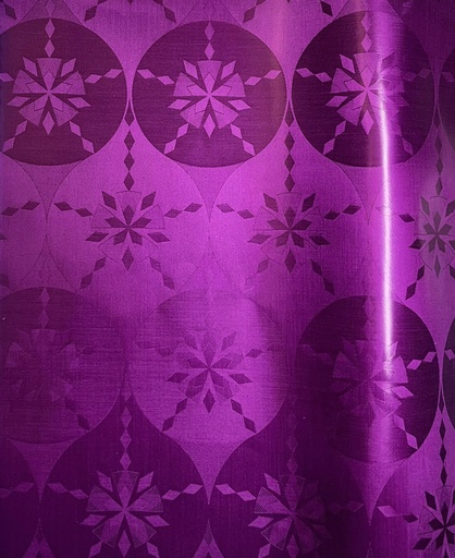 [2211-S426-15LJ-4] Bazin uni Color 426-dunkelviolett | 4 m