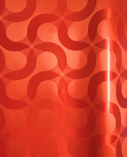[2211-E209-173Z-4,2] Bazin Drews Or 2181-orange red | 4,2 m