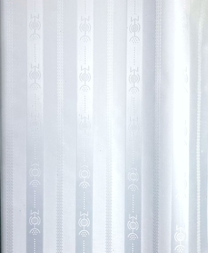 [2211-0211-17C4-4,3] Bazin uni Color 0211-white | 4,3 m